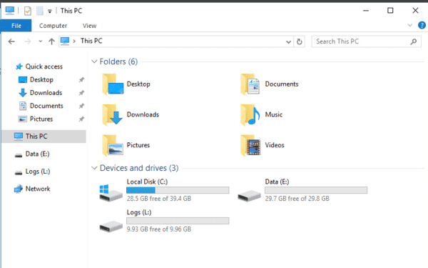 Server Disk Configuration